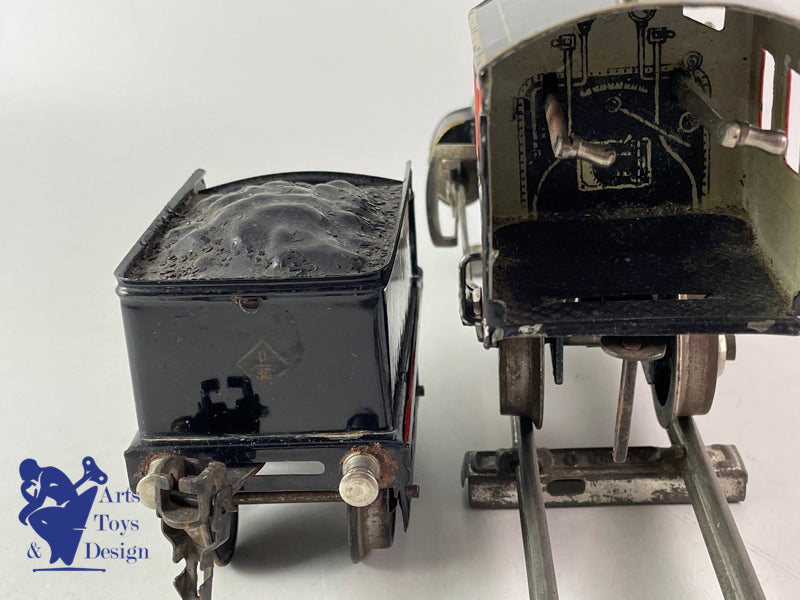 Marklin Train Locomotive Tender 0 gauge R 1020 clockwork circa 1920