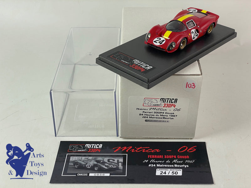 1/43 MG MODEL ITALIE FERRARI 330 P4 LE MANS 1967 N°24