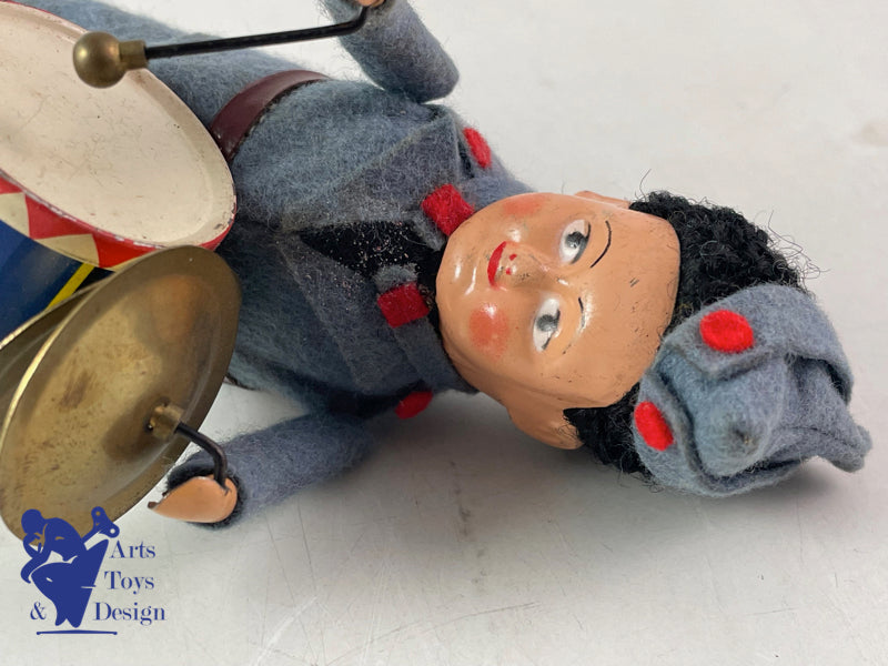 Schuco toy 985/3 Germany Soldier Cymbal Drum 1957