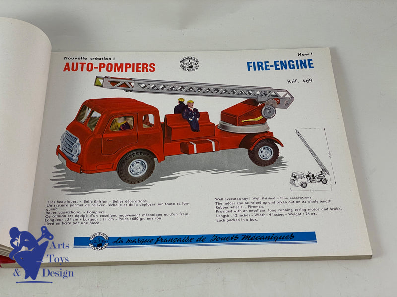 CATALOGUE JOUETS ANCIENS JOUSTRA 1961 69 PAGES