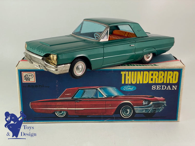 ATC ASAHI TOY FORD THUNDERBIRD SEDAN FRICTION 1960