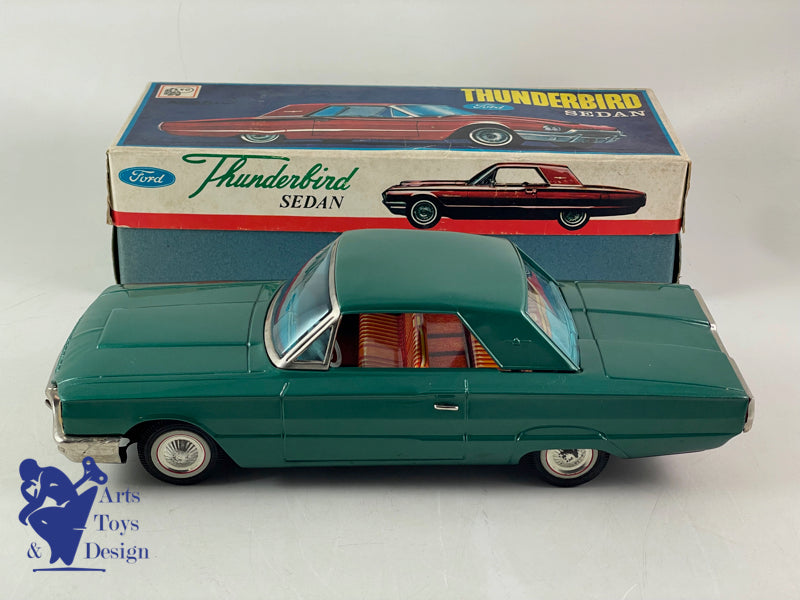 ATC ASAHI TOY FORD THUNDERBIRD SEDAN FRICTION 1960