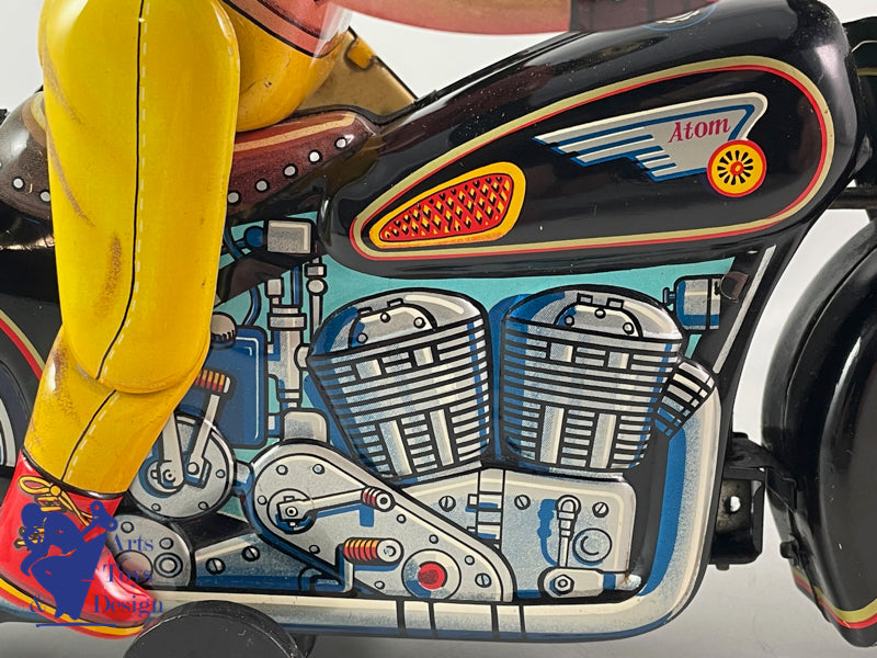 Modern Toys TM Masudaya Japan Motorcycle Atom 29cm 1960