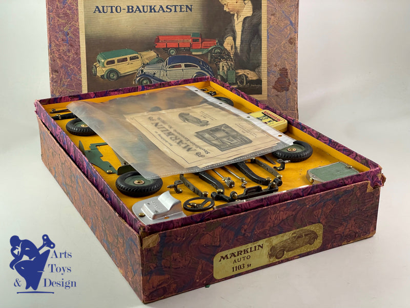 Marklin 1103 St large box Auto baukasten around 1935