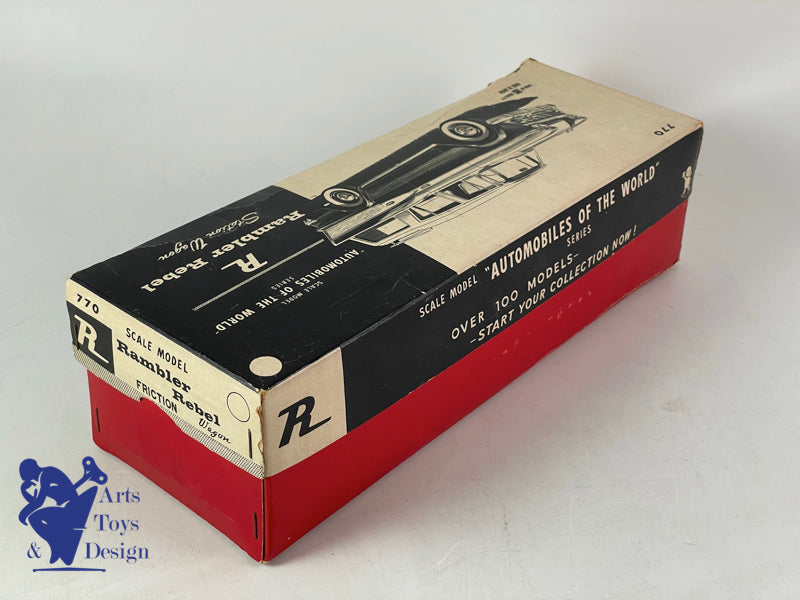 BANDAI JAPAN RAMBLER REBEL STATION WAGON 28CM FRICTION 1960