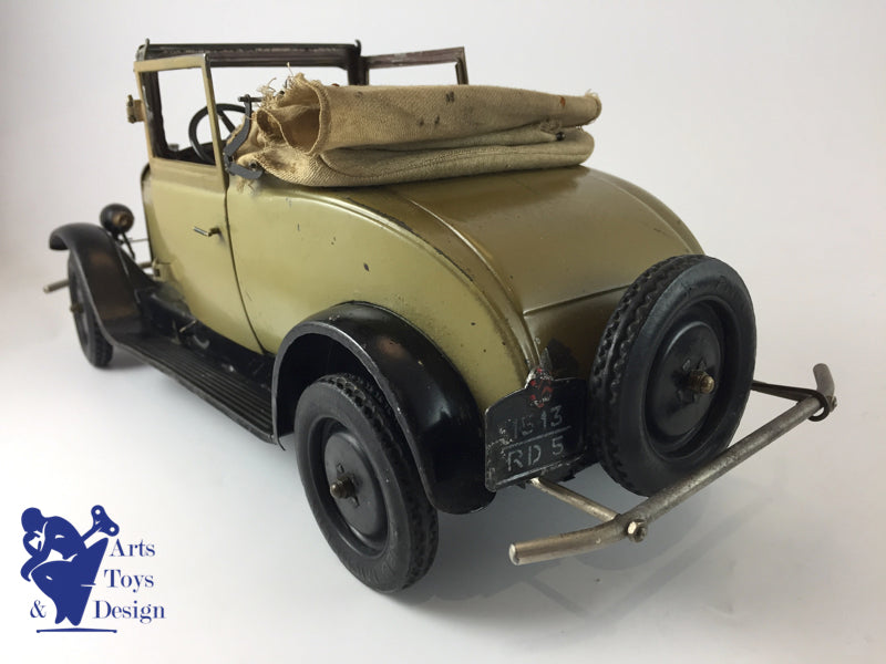 Rare Citroen toy C6 Electric Cabriolet 1929 43cm