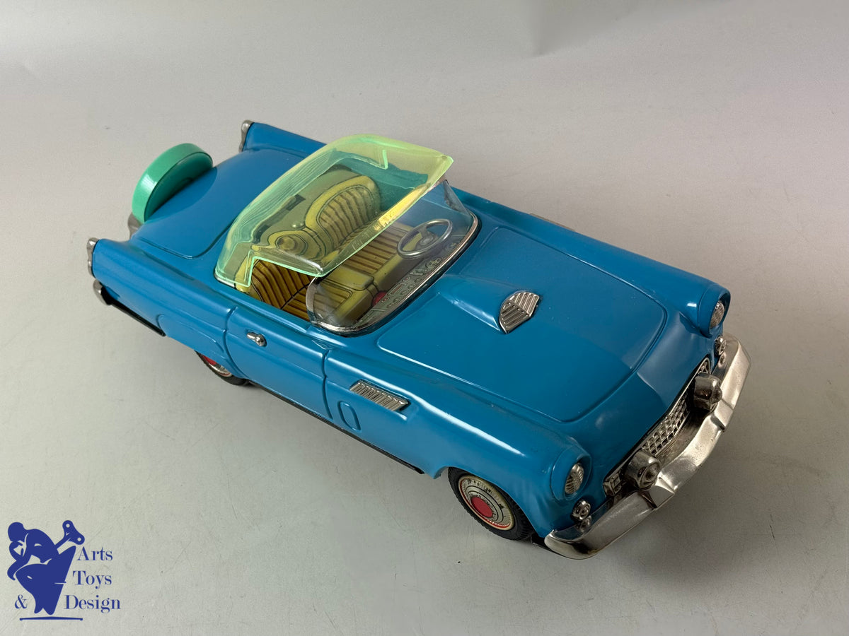 Antique toys TN ​​NOMURA JAPAN FORD THUNDERBIRD SPORTS CAR 1960 FRICTION 30CM