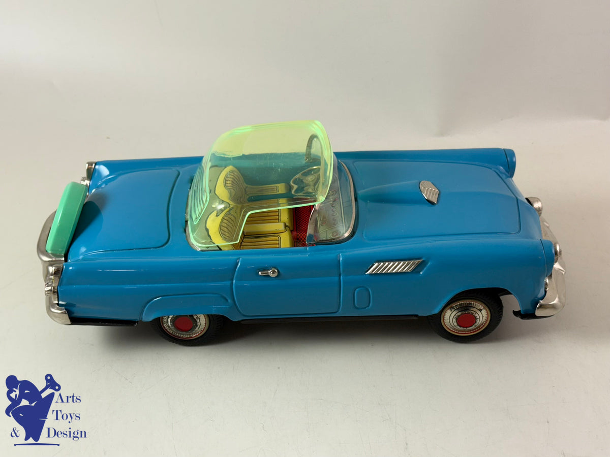 Antique toys TN ​​NOMURA JAPAN FORD THUNDERBIRD SPORTS CAR 1960 FRICTION 30CM