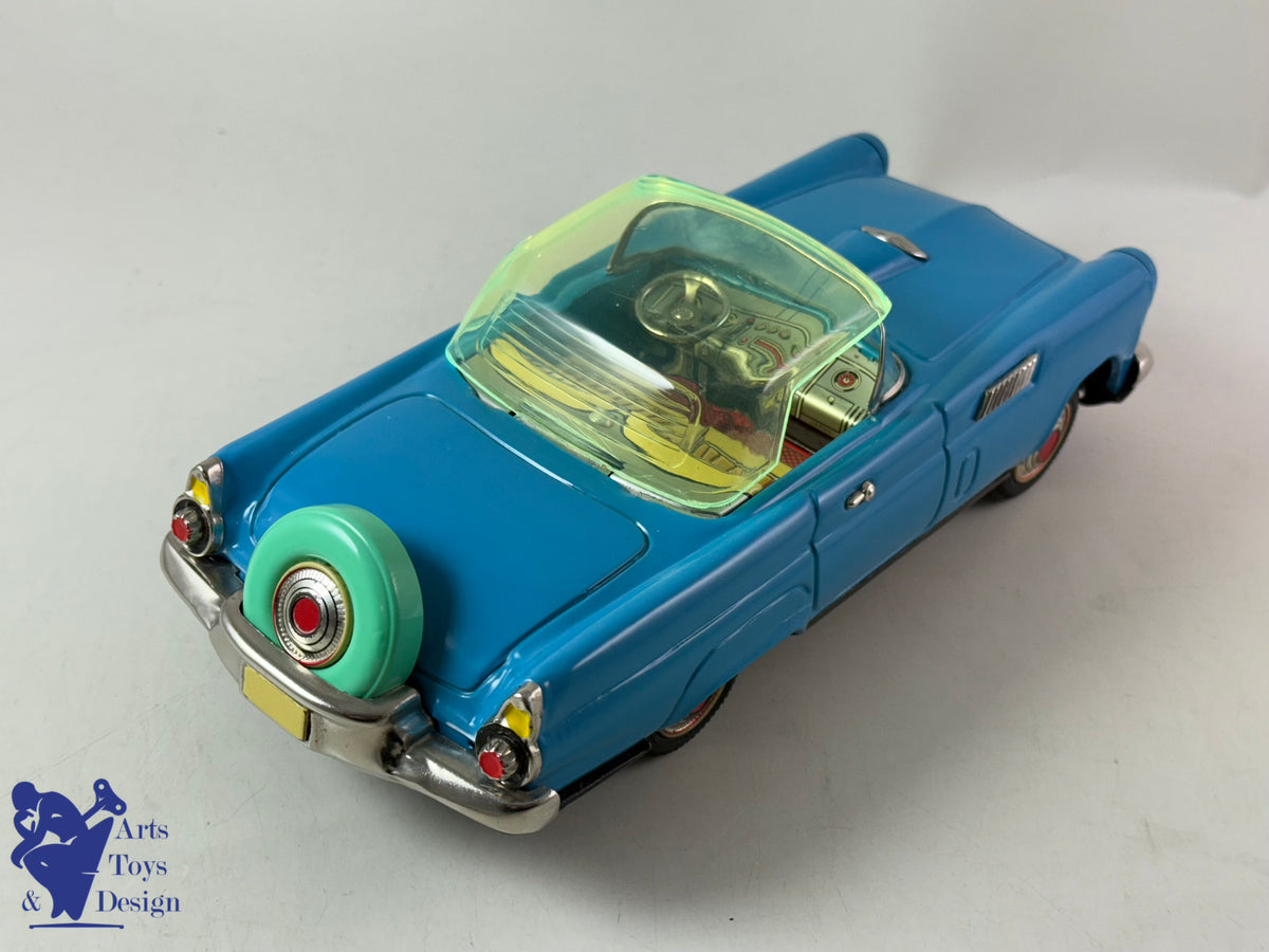 Antique toys TN ​​NOMURA JAPAN FORD THUNDERBIRD SPORTS CAR 1960 FRICTION 30CM