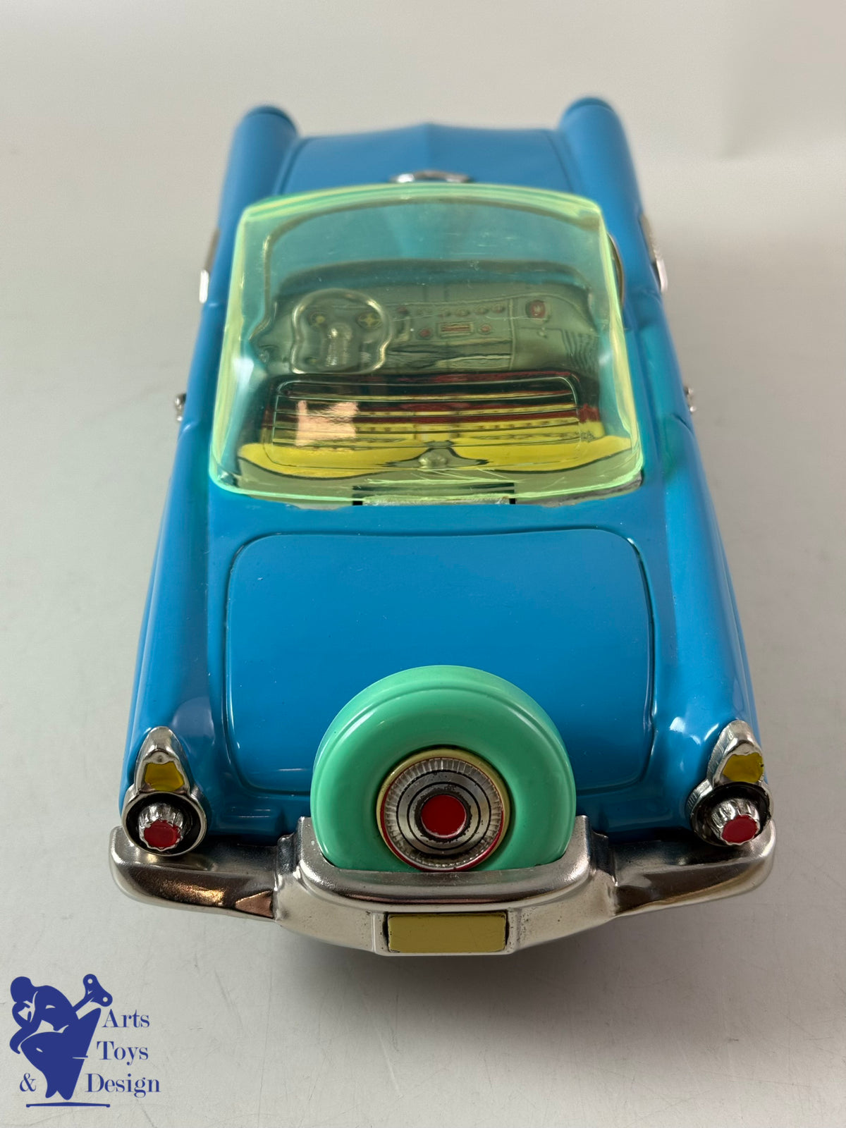 Antique toys TN ​​NOMURA JAPAN FORD THUNDERBIRD SPORTS CAR 1960 FRICTION 30CM