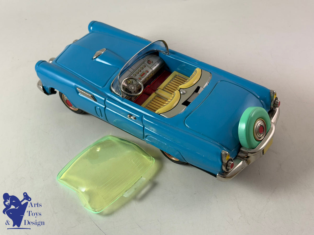 Antique toys TN ​​NOMURA JAPAN FORD THUNDERBIRD SPORTS CAR 1960 FRICTION 30CM