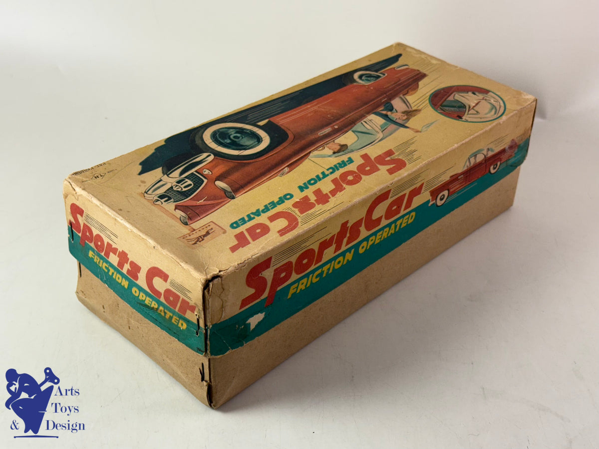 Antique toys TN ​​NOMURA JAPAN FORD THUNDERBIRD SPORTS CAR 1960 FRICTION 30CM