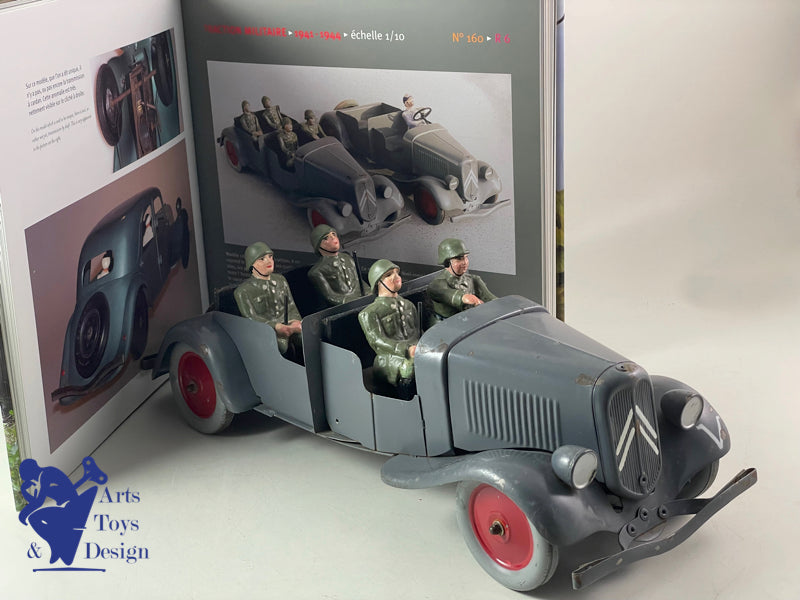 Antique toys JOUETS CITROEN 160 CLOCKWORK GERMAN MILITARY TRACTION 42CM 1941