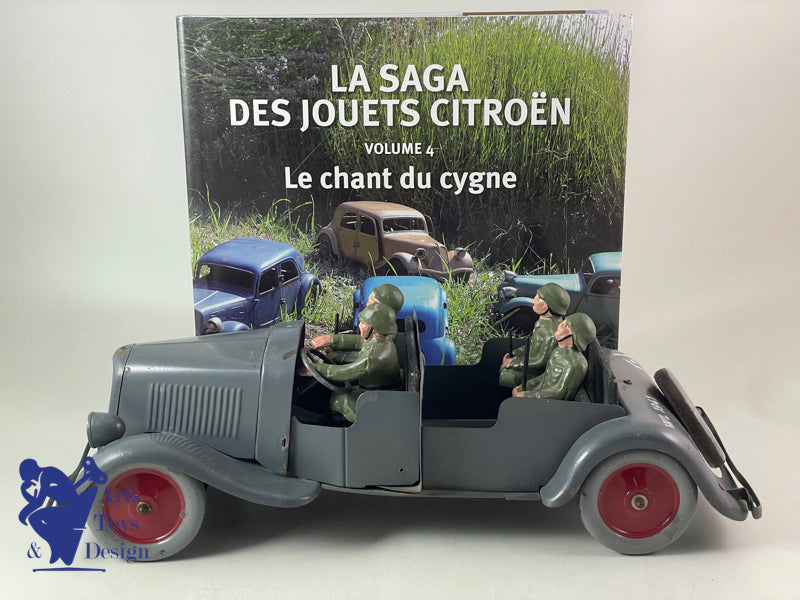 Antique toys JOUETS CITROEN 160 CLOCKWORK GERMAN MILITARY TRACTION 42CM 1941