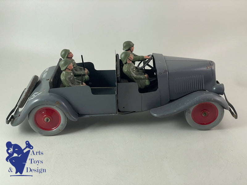 Antique toys JOUETS CITROEN 160 CLOCKWORK GERMAN MILITARY TRACTION 42CM 1941
