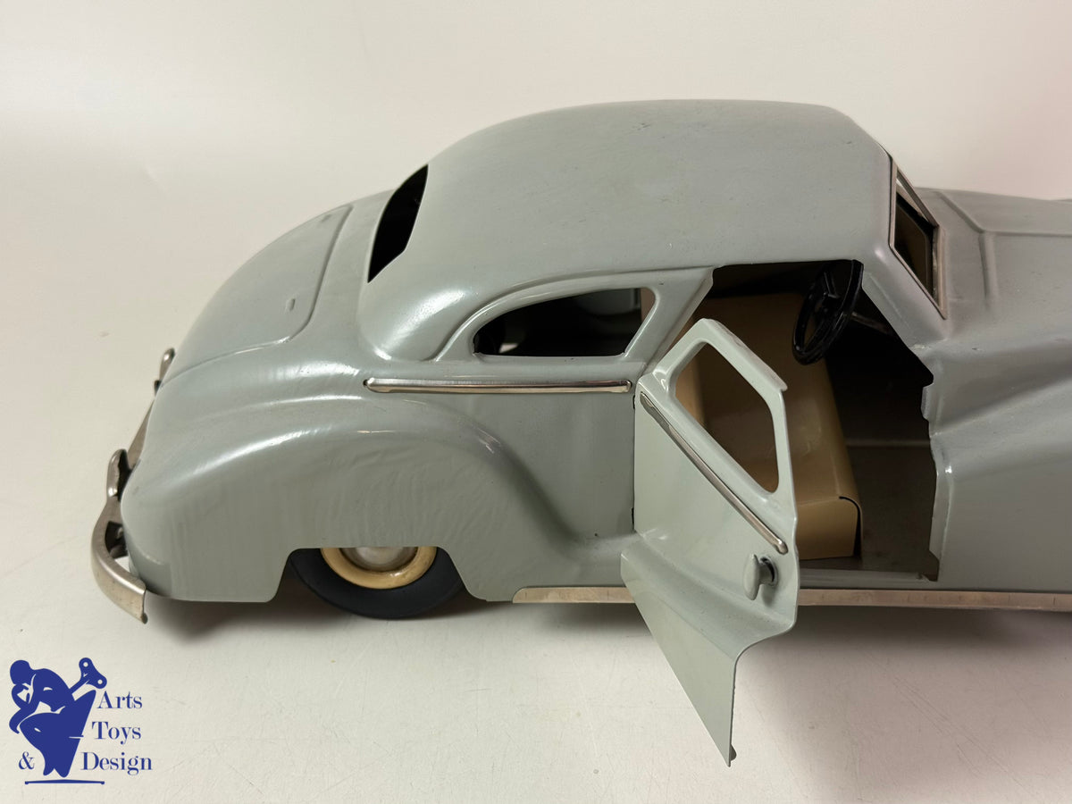 Antique toys JEP 7585 GRAY DELAHAYE CAR CIRCA 1950 34CM CLOCKWORK