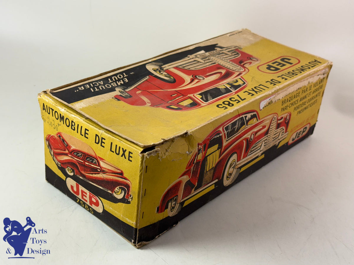 Antique toys JEP 7585 GRAY DELAHAYE CAR CIRCA 1950 34CM CLOCKWORK
