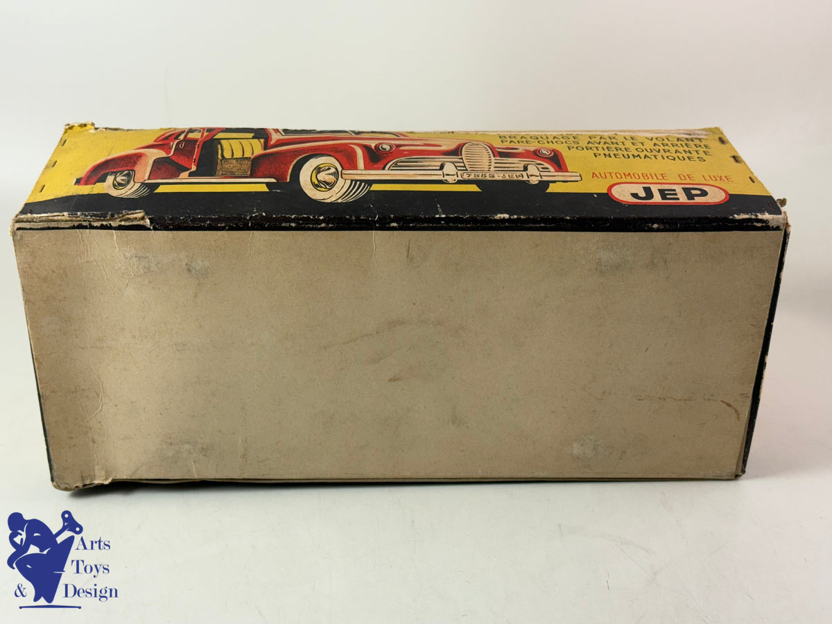 Antique toys JEP 7585 GRAY DELAHAYE CAR CIRCA 1950 34CM CLOCKWORK