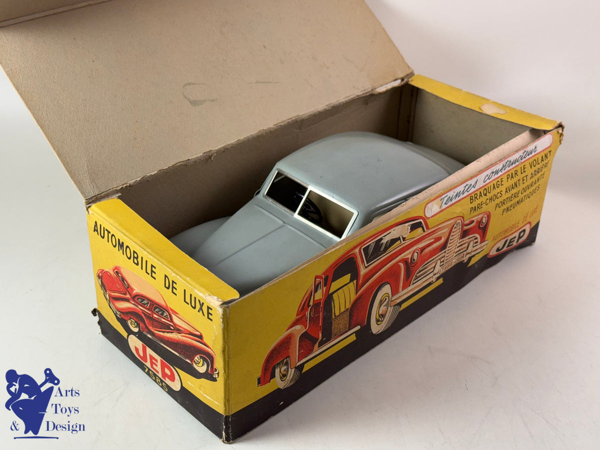 Antique toys JEP 7585 GRAY DELAHAYE CAR CIRCA 1950 34CM CLOCKWORK