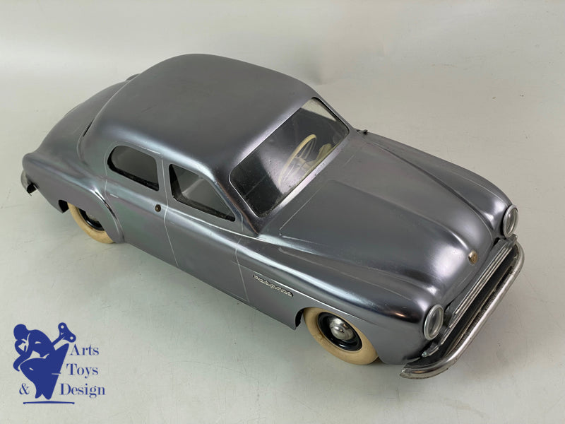 Antique toys CIJ 5/52E RENAULT FREGATE CHROME ELECTRIC 33CM 1950