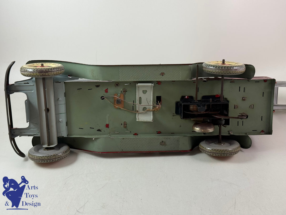 Antique toys TIPCO TC9590 LARGE FIRE TRUCK 60CM CLOCKWORK 1930