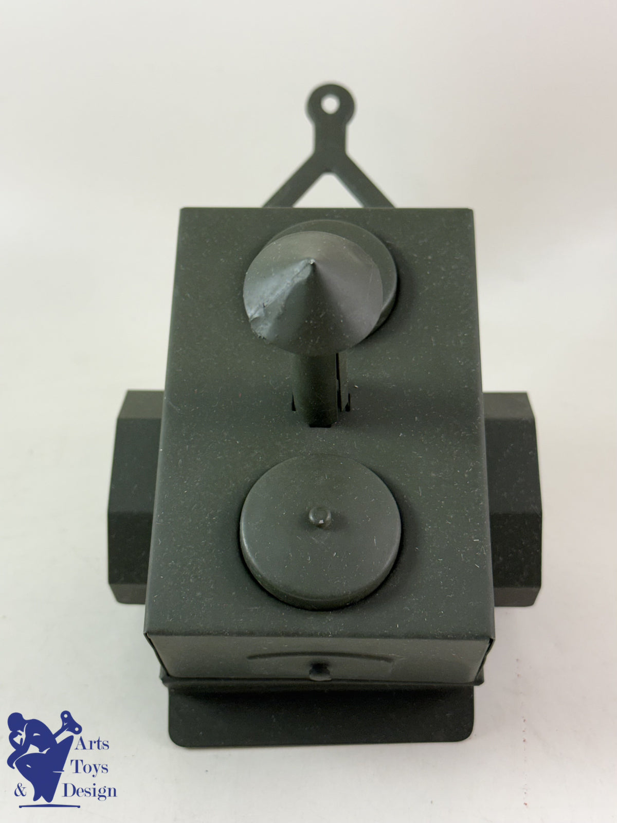 Antique toys CIJ RENAULT SAVIEM MILITARY W/ ROLLING KITCHEN C.1960 50CM