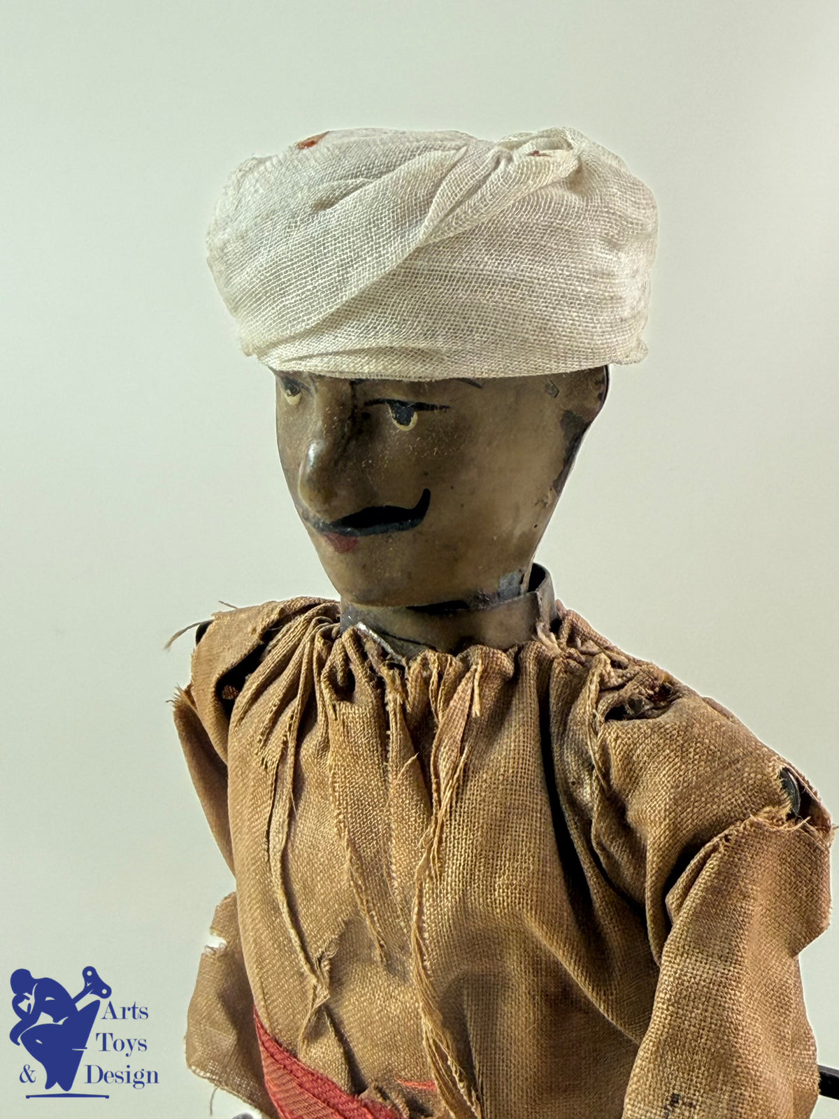 Antique toys RARE FERNAND MARTIN REF 238 MOROCCAN SOLDIER C.1913 H20CM