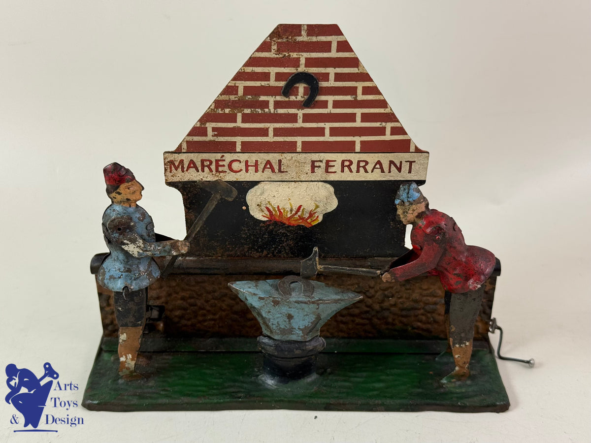 Antique toys FERNAND MARTIN REF 155 LA PETITE FORGE C.1896 H16.5CM