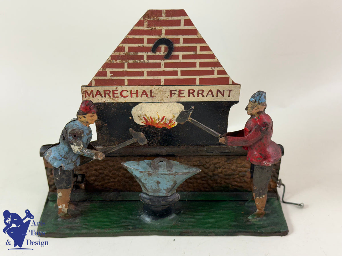 Antique toys FERNAND MARTIN REF 155 LA PETITE FORGE C.1896 H16.5CM