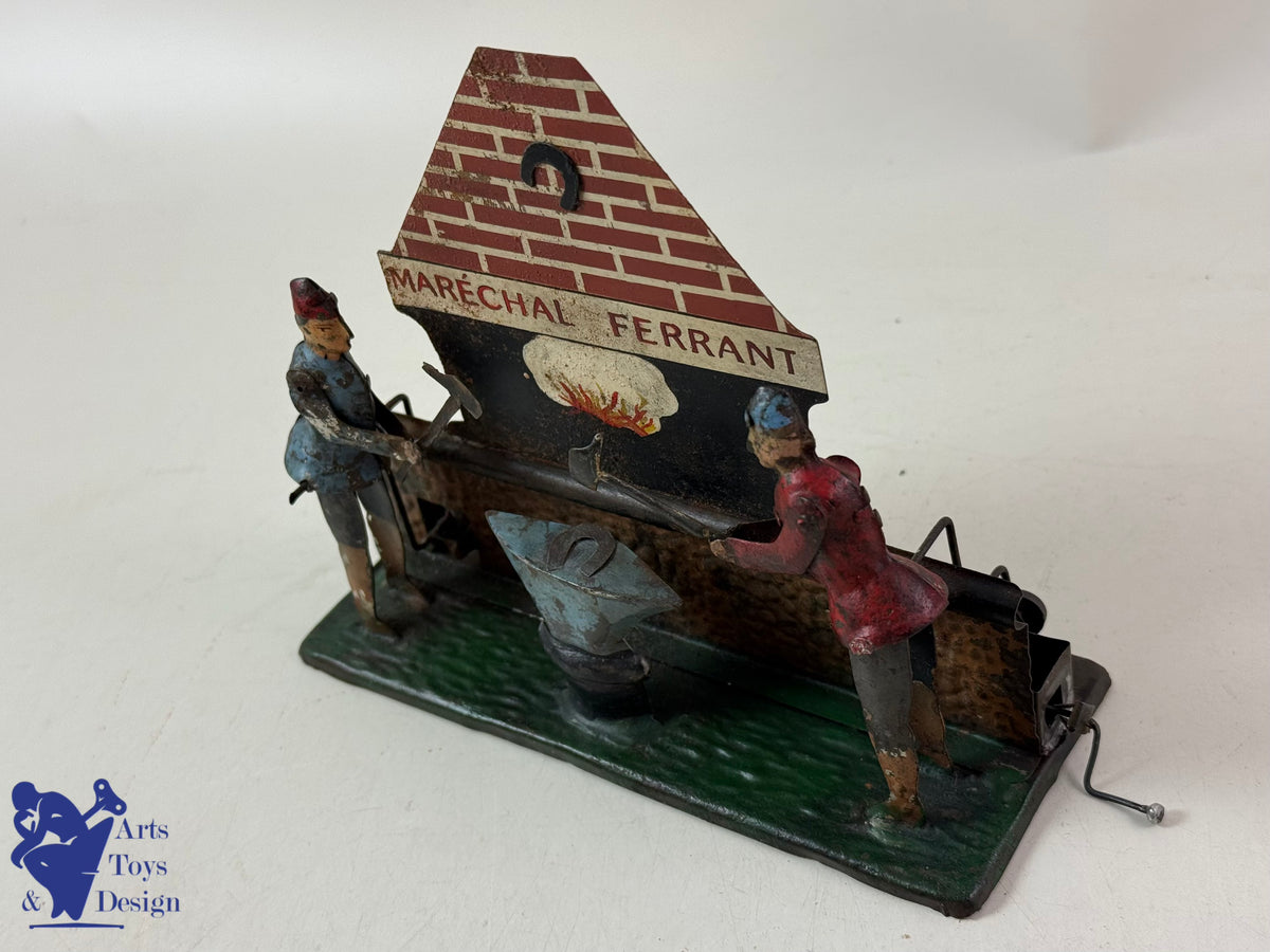 Antique toys FERNAND MARTIN REF 155 LA PETITE FORGE C.1896 H16.5CM