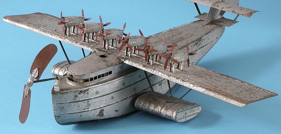 Antique toys FLEISCHMANN RARE SEAPLANE DORNIER 47CM 1932