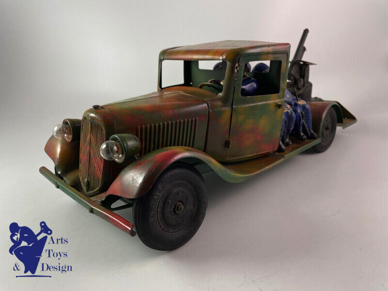 Antique toy Jouets Citroen Ref 910 T23 Military truck 46cm c.1936