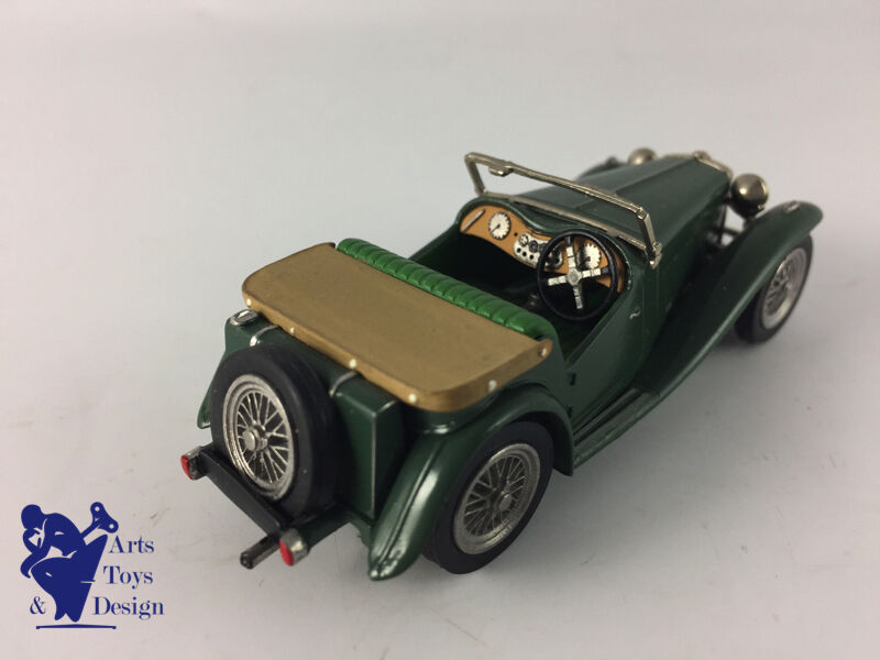 1/43 Top Marques Ref AC41 MG TC Midget Open 1949 Green with Green Interior