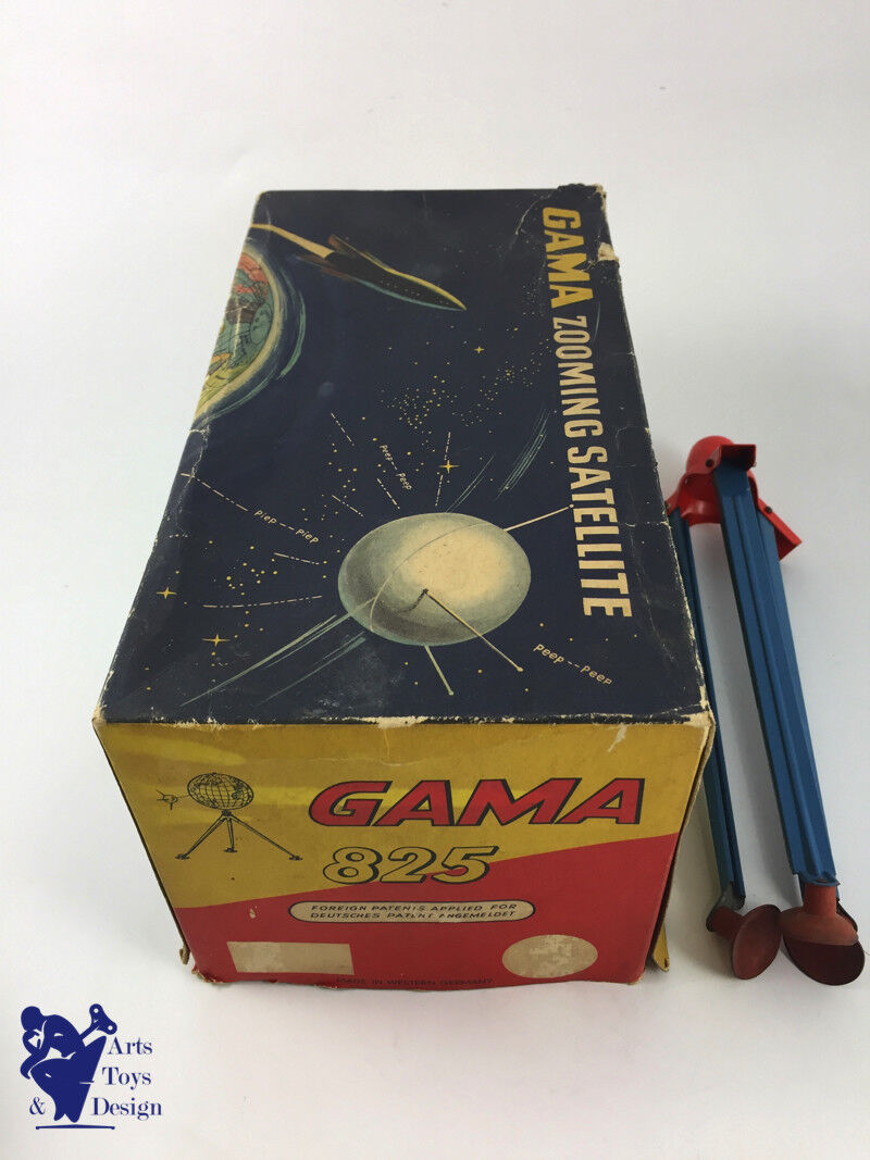 Antique toy gama no joustra ref 825 zooming satellite with box