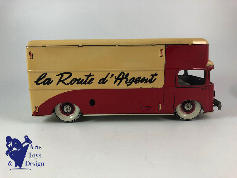 Antique toy ML Martinan & Larnaude Simca truck la route d'argent 1954