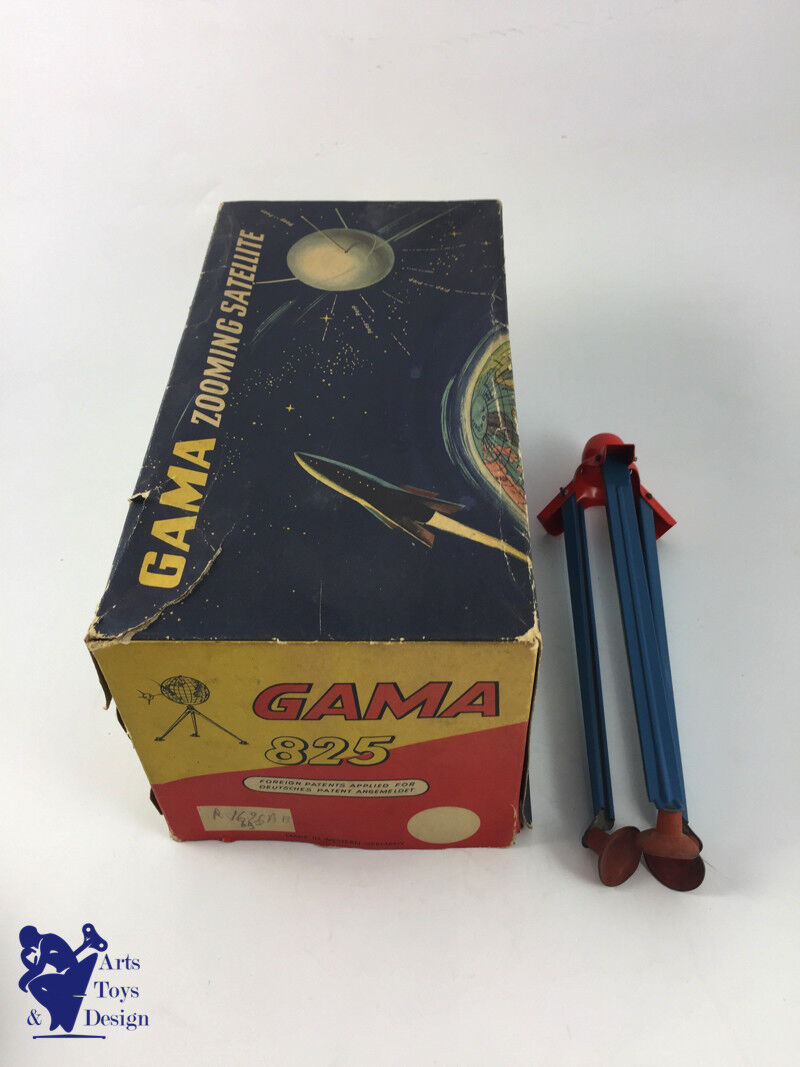 Antique toy gama no joustra ref 825 zooming satellite with box