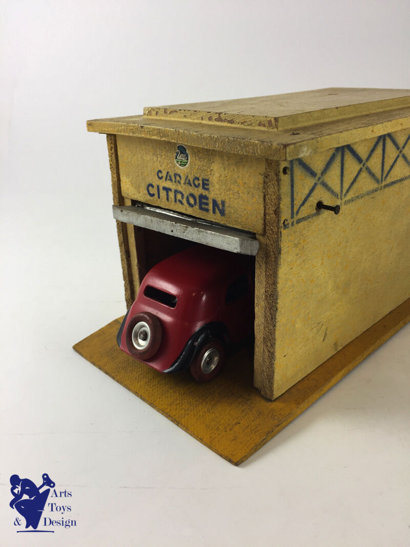 Antique toy jouets Citroen Ref 805 Citroen garage for car 1/25 c.1933