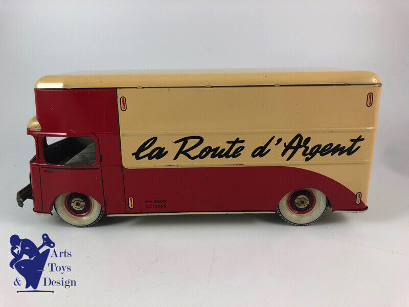Antique toy ML Martinan & Larnaude Simca truck la route d'argent 1954