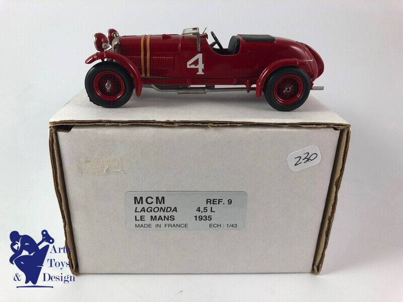 1/43 MCM Christian GOUEL REF 9 LAGONDA ​​4.5L Le Mans 1935 n ° 4