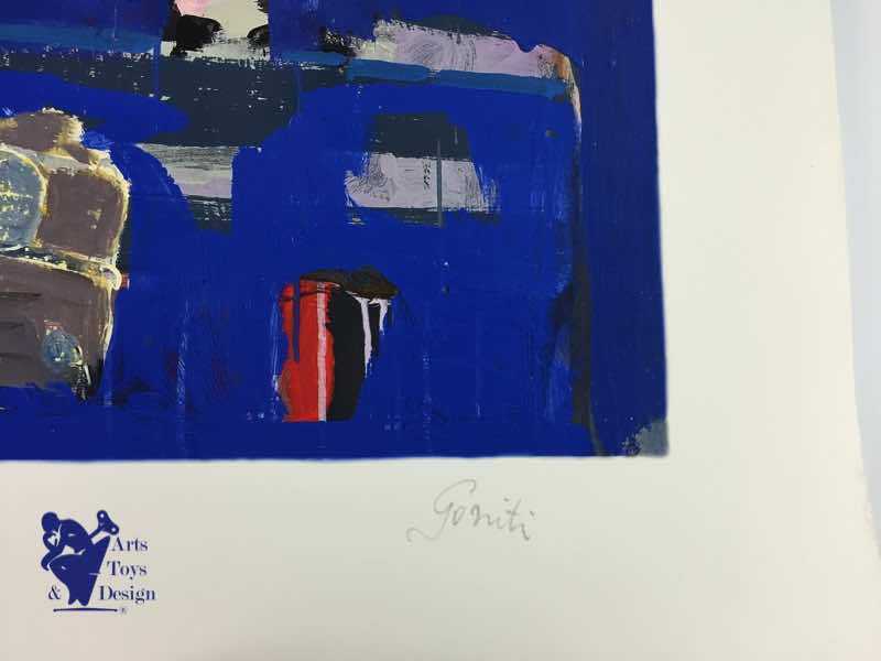 Gilles Gorriti Artist Painter Le Lutrin Draw N°3/10 61x78cm Signed