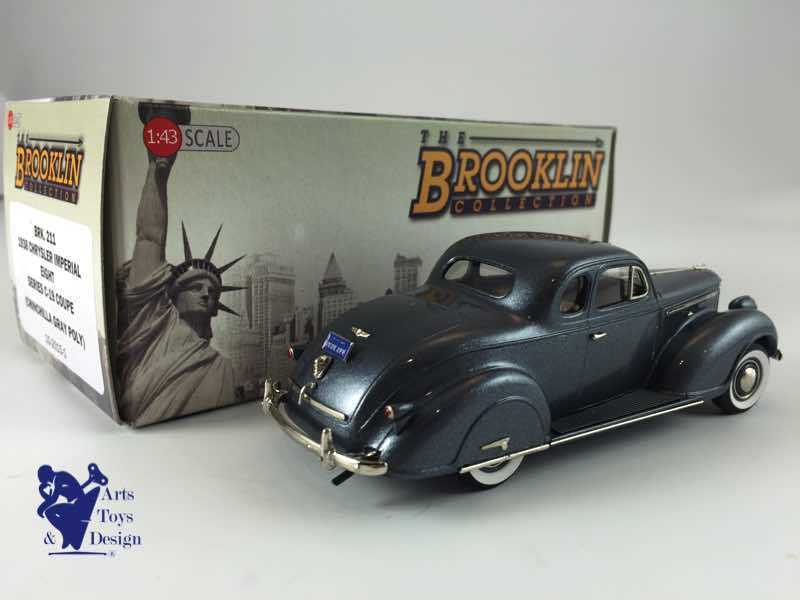 1/43 BROOKLIN 211 CHRYSLER IMPERIAL EIGHT SERIES C-19 COUPE 1938 GRAY POLY