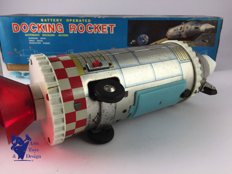 Daiya Space Toy Docking Rocket Made in Japan Battery Op L 42cm