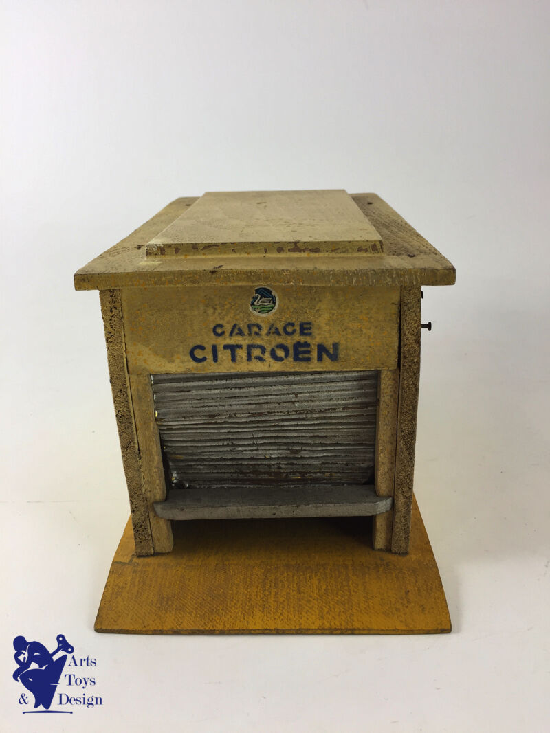 Antique toy jouets Citroen Ref 805 Citroen garage for car 1/25 c.1933