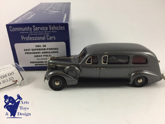 1/43 Brooklin CSV 26 Superior Pontiac Ambulance 1937