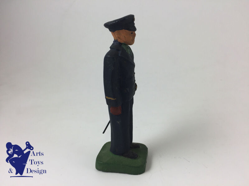JRD figure France circa 1935 Soldier Navy Officer with sword H 9.5cm