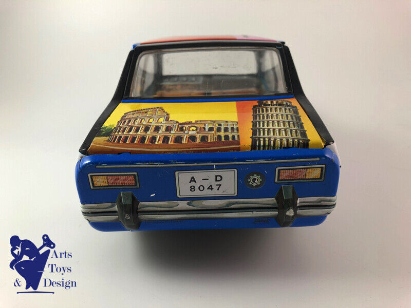 Antique toy paya 8047 1/12 Renault 12 S Turistico Tin Friction 37cm 