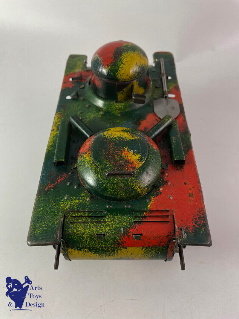 Antique toy Joustra Ref 406 ex factory collection Leonard tank c.1936