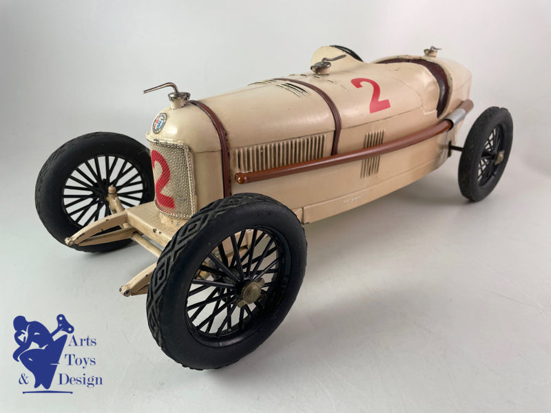 Antique CIJ toy Alfa Romeo P2 racing car clockwork circa 1930 53cm ...