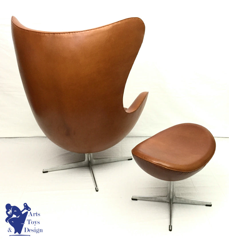 Arne Jacobsen Egg Chair and Ottoman 1st Serie 1958 Scandinavian design