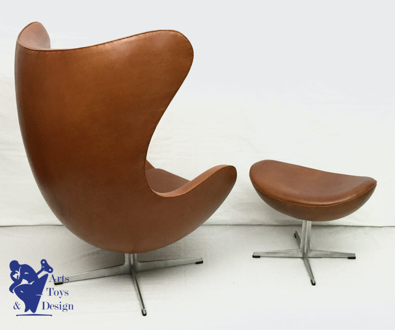 Arne Jacobsen Egg Chair and Ottoman 1st Serie 1958 Scandinavian design